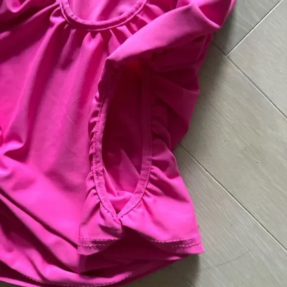 PLT pink keyhole cutout tank top - Picture 2 of 3